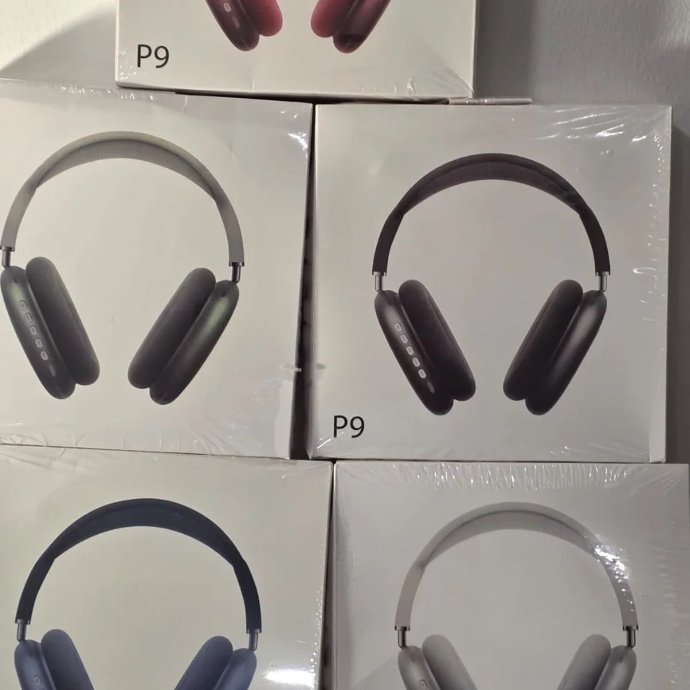 Grey New P9 Pro Max Wireless Headphones With Microphone Headset